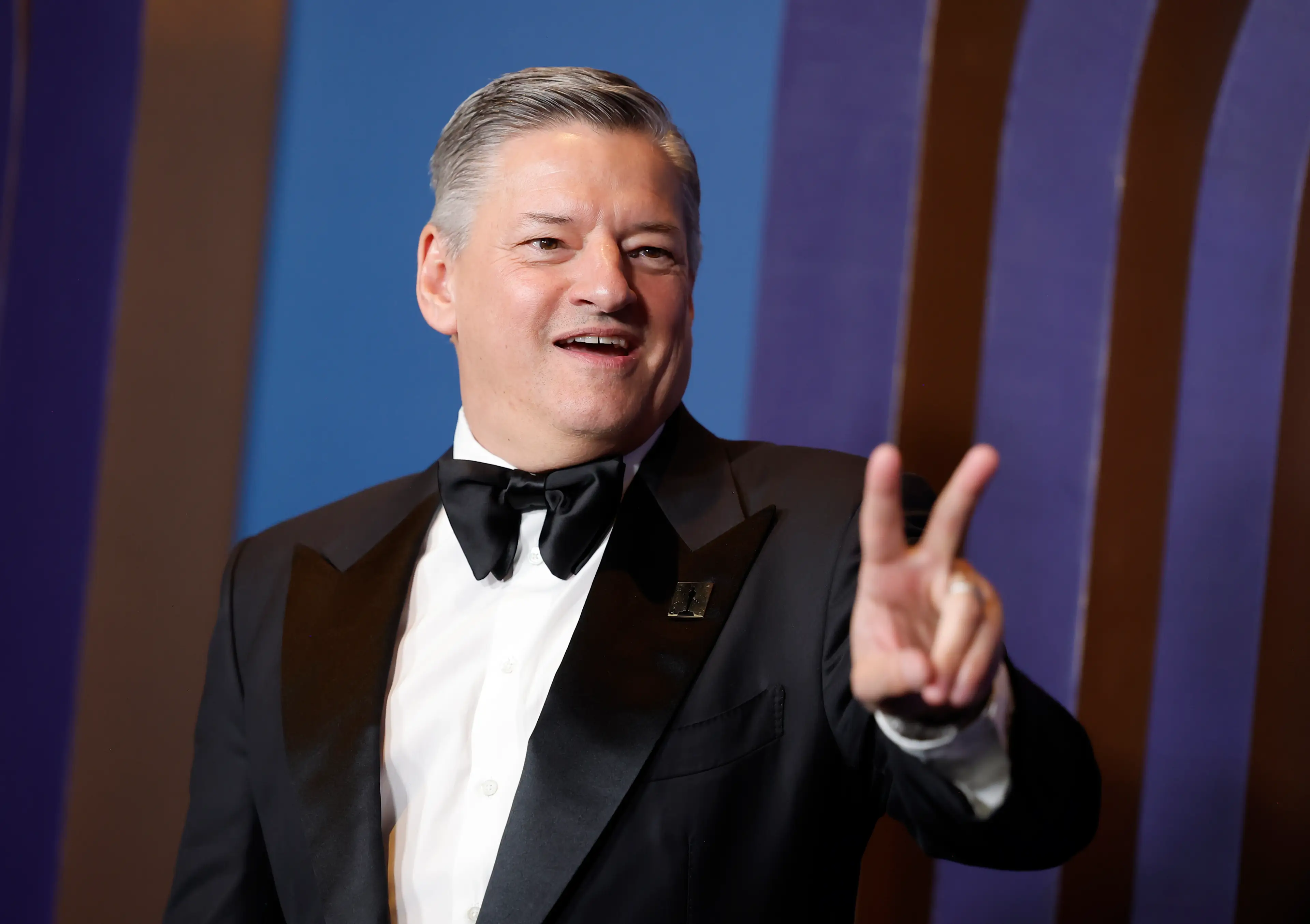 Ted Sarandos spoke at an event about the use of AI (Emma McIntyre via Getty Images)