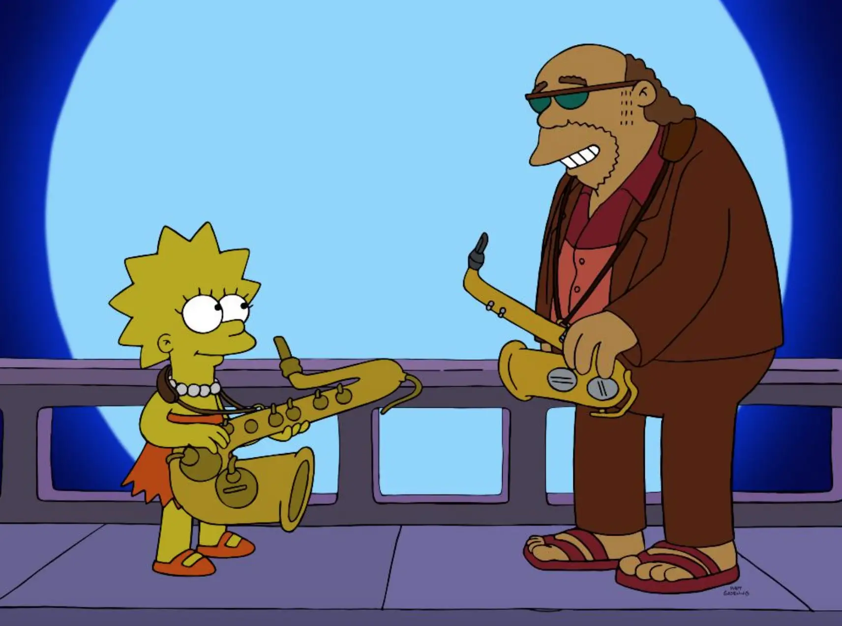 'Bleeding Gums' Murphy was Lisa's inspiration as a musician. (Disney)