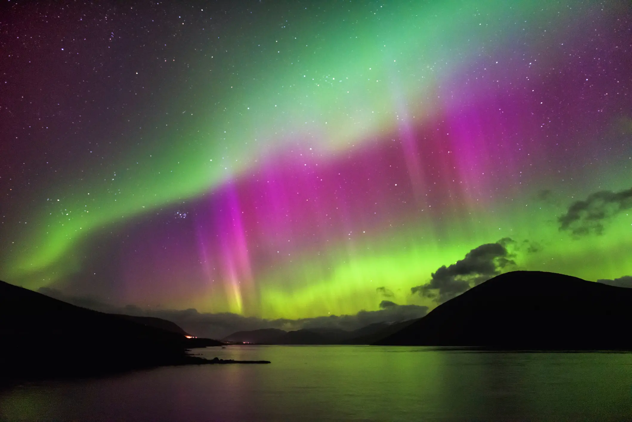 Northern Lights in Scotland. (Getty Stock Images)