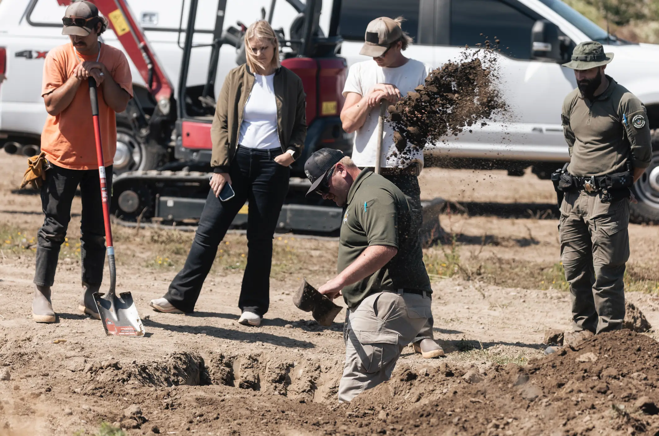 Investigators uncovered the remains of more than 100 dogs (Stephen Lam/San Francisco Chronicle via Getty Images)