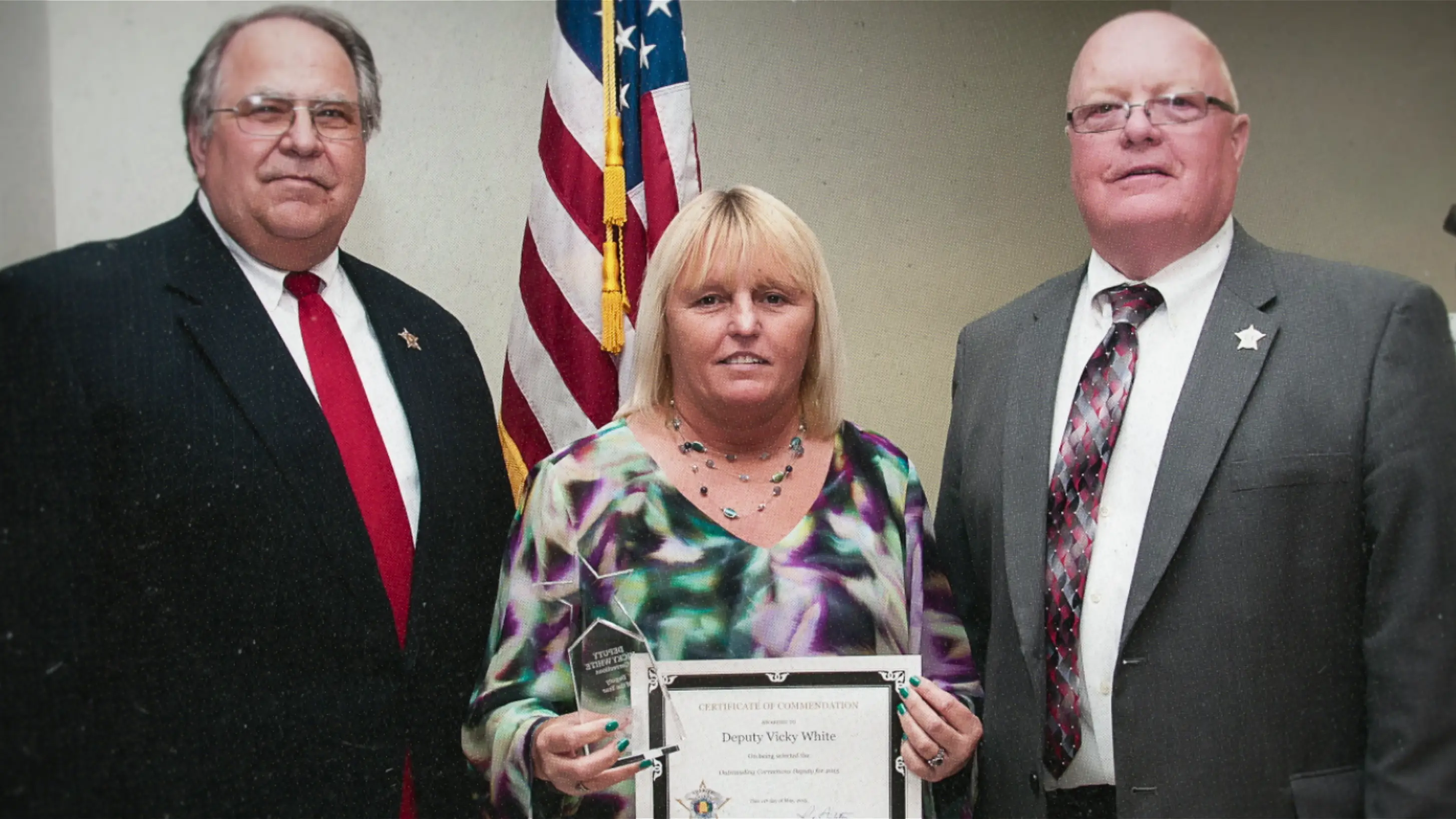 White was a decorated Prison Guard (Netflix)