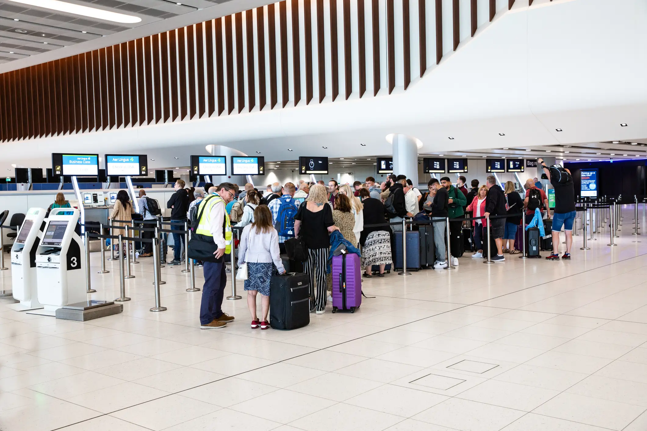 Travellers are reportedly facing long wait times due to new EU border checks (Teamjackson/Getty Images)