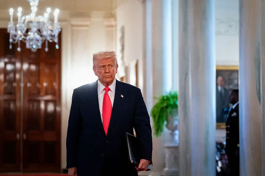 Donald Trump's government has shared a list of tech products that are exempt from the 'Liberation Day' tariffs (Al Drago/Bloomberg via Getty Images)