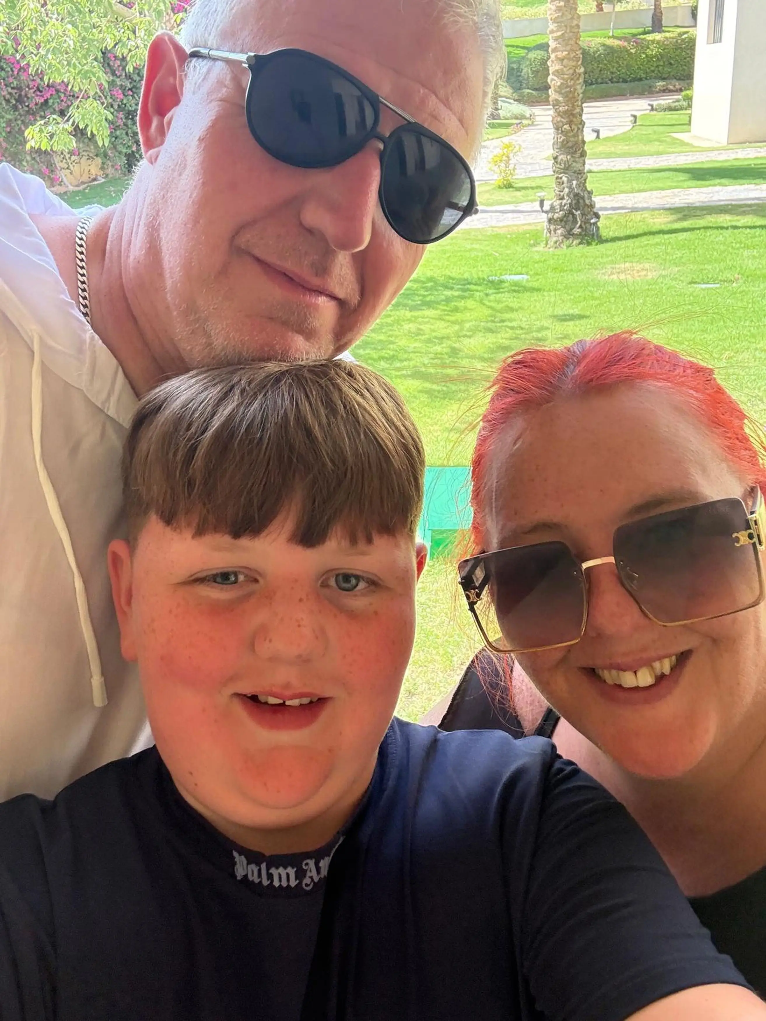 The family went for a 10-day trip to Egypt (Kennedy News and Media)