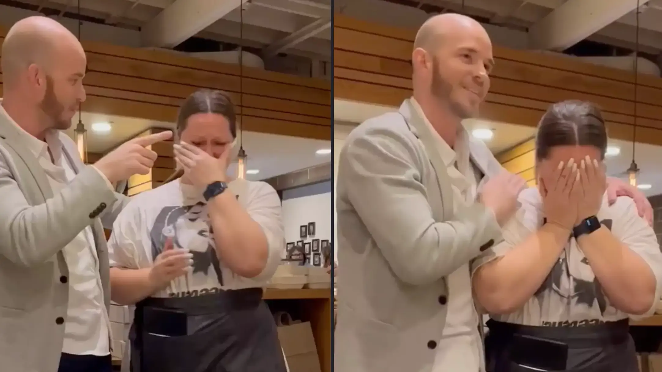 Waitress sacked after receiving £3,400 tip from customer