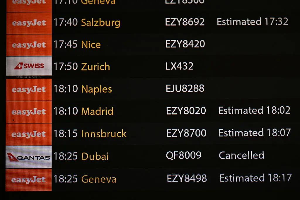 Flights to the region are being cancelled following the military action and retaliation (Photo by Ben Stansall / AFP via Getty Images)