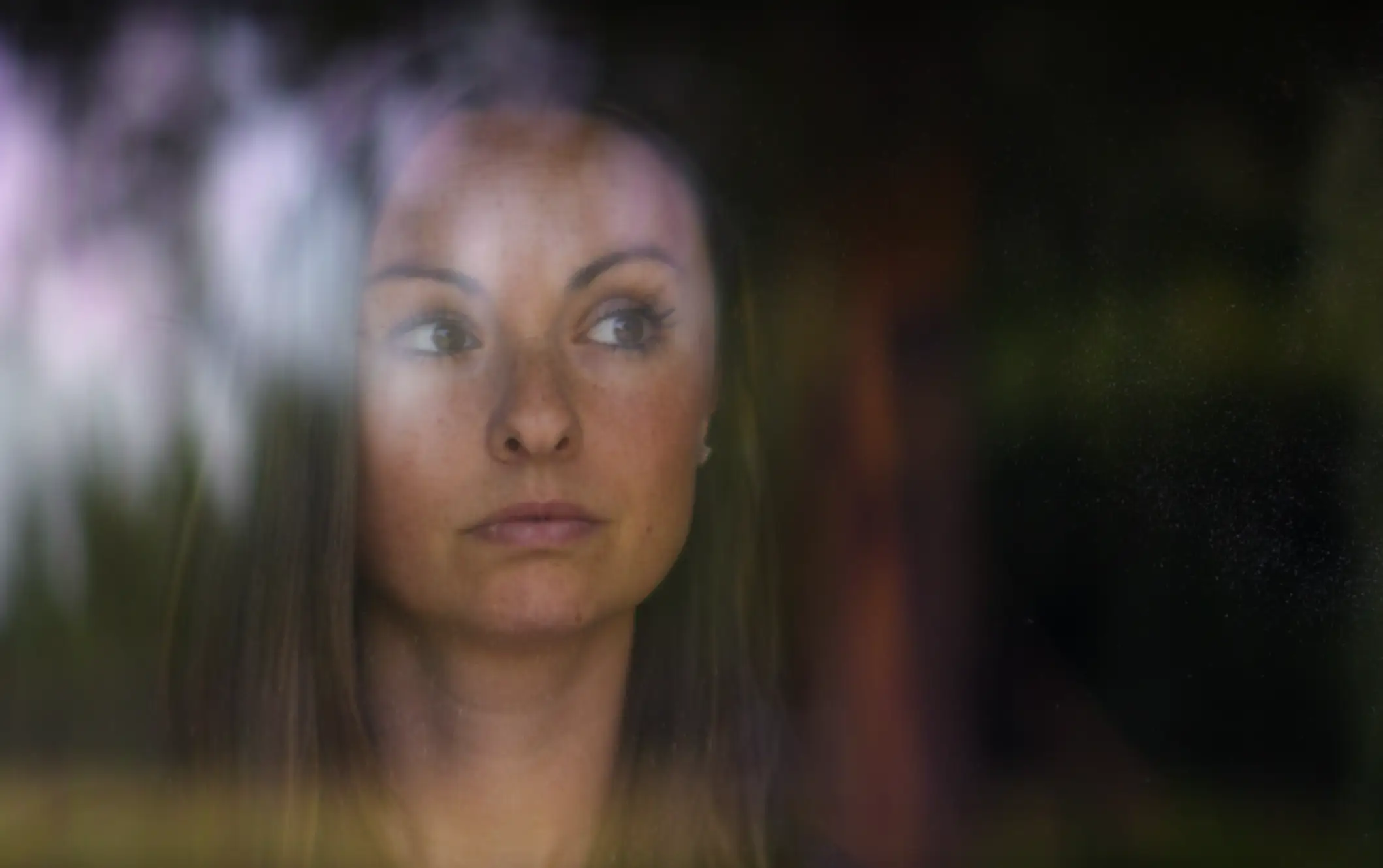 Sam's wife, Nia, said it was a lot to deal with, but they rallied past it. (Netflix)