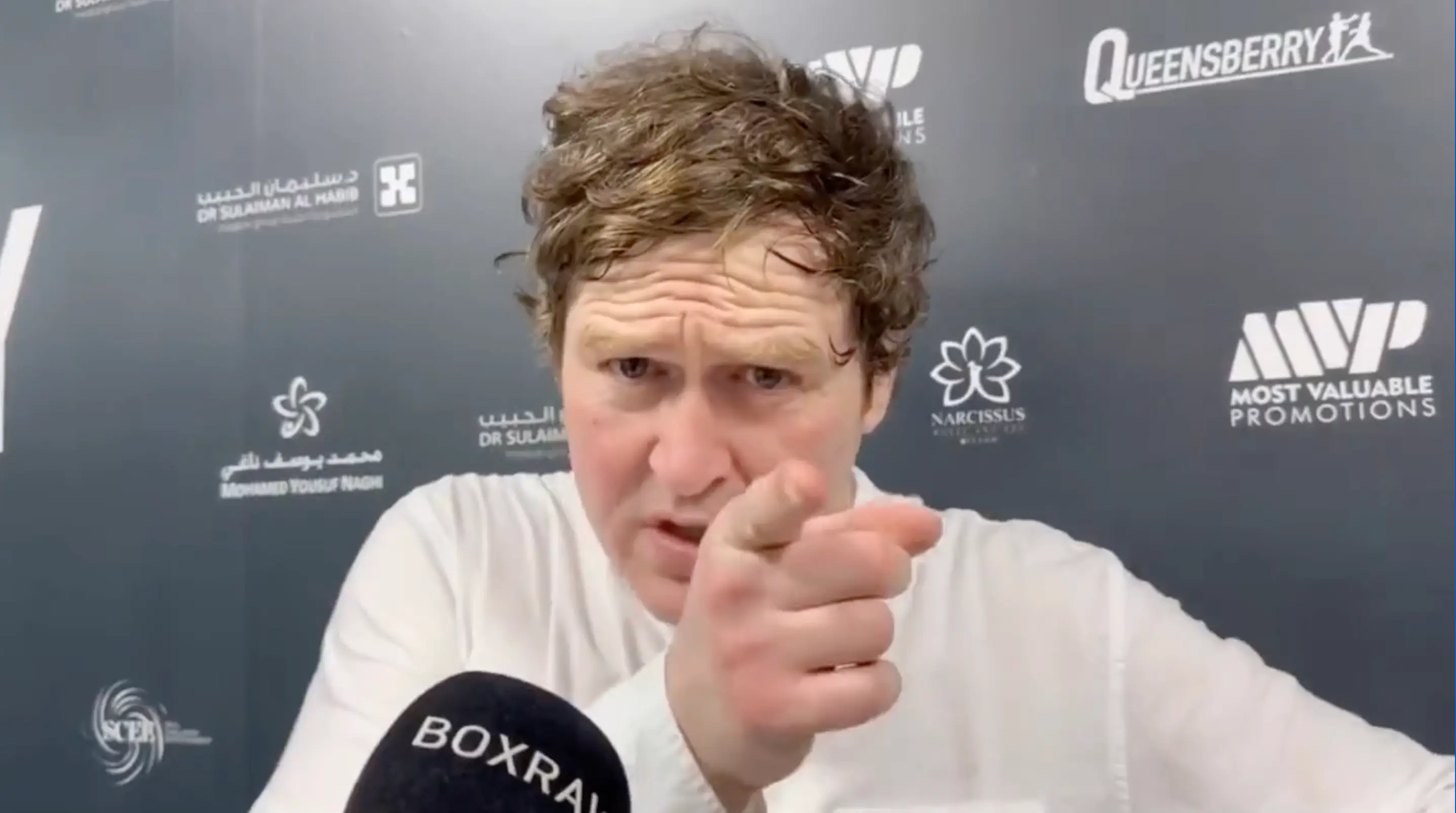 Harrington was clearly very upset about it.