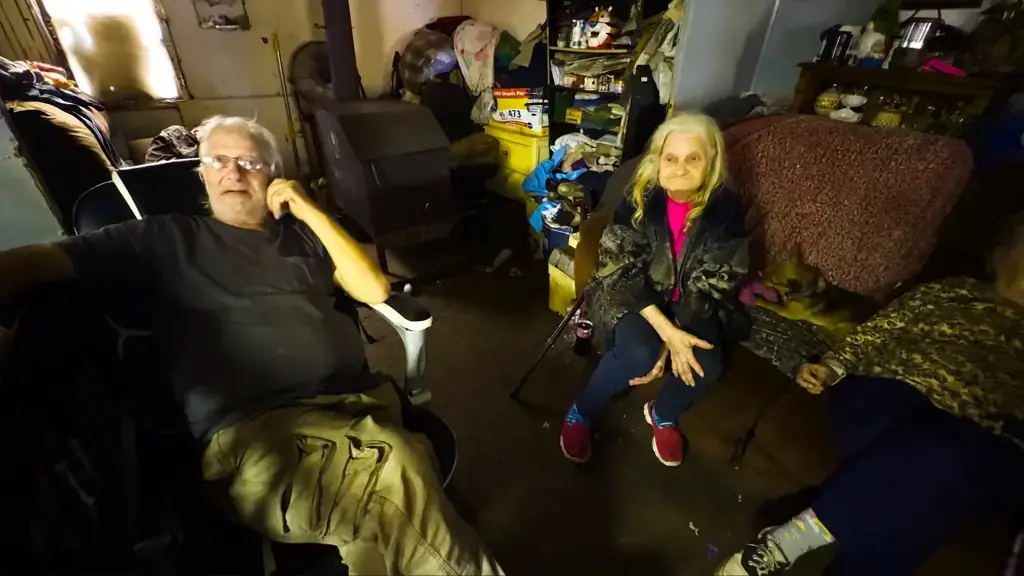 Betty, 73, and Larry, 69, said they don't know where they are (YouTube/Soft White Undderbelly)