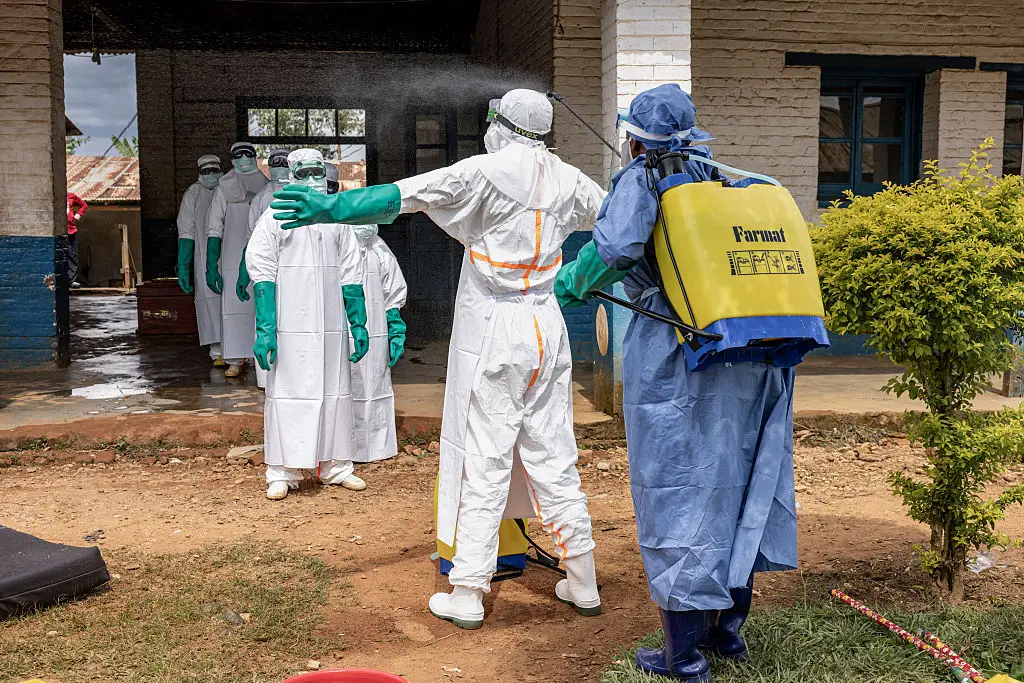 Health officials are working to curb the outbreak of Ebola, but they face a difficult task (Michel Lunanga/Getty Images)