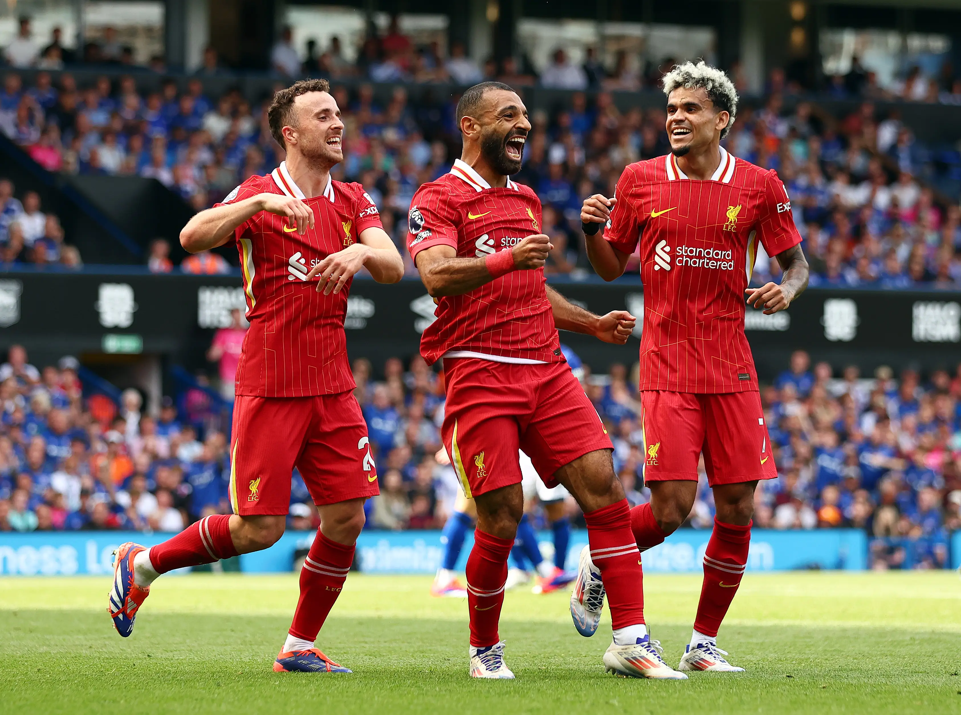 Salah will be hoping to keep up Liverpool's title charge (Marc Atkins / Getty Images)
