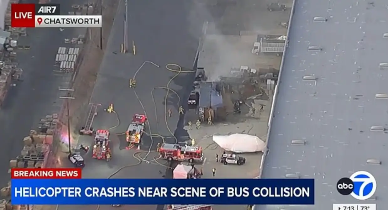 Three people died in the crash, with two victims named as Eliana Moreno and George Marciniw (KABC)