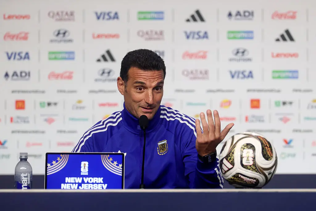 Lionel Scaloni, Argentina's head coach (Lars Baron/Getty Images)