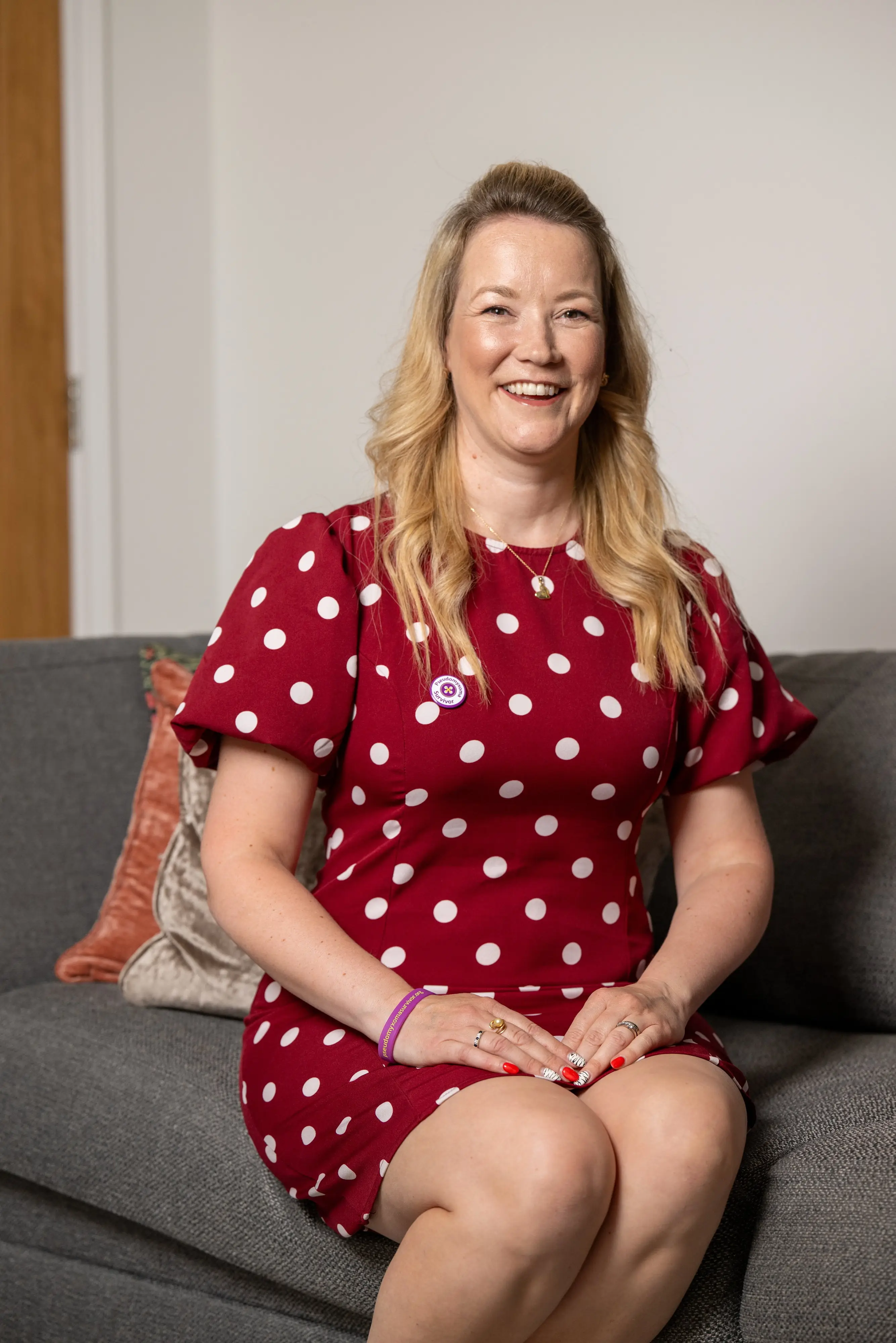 Claire Gerring's 'endometriosis' was later revealed to be Pseudomyxoma Peritonei (PMP), a rare form of cancer
(SWNS)