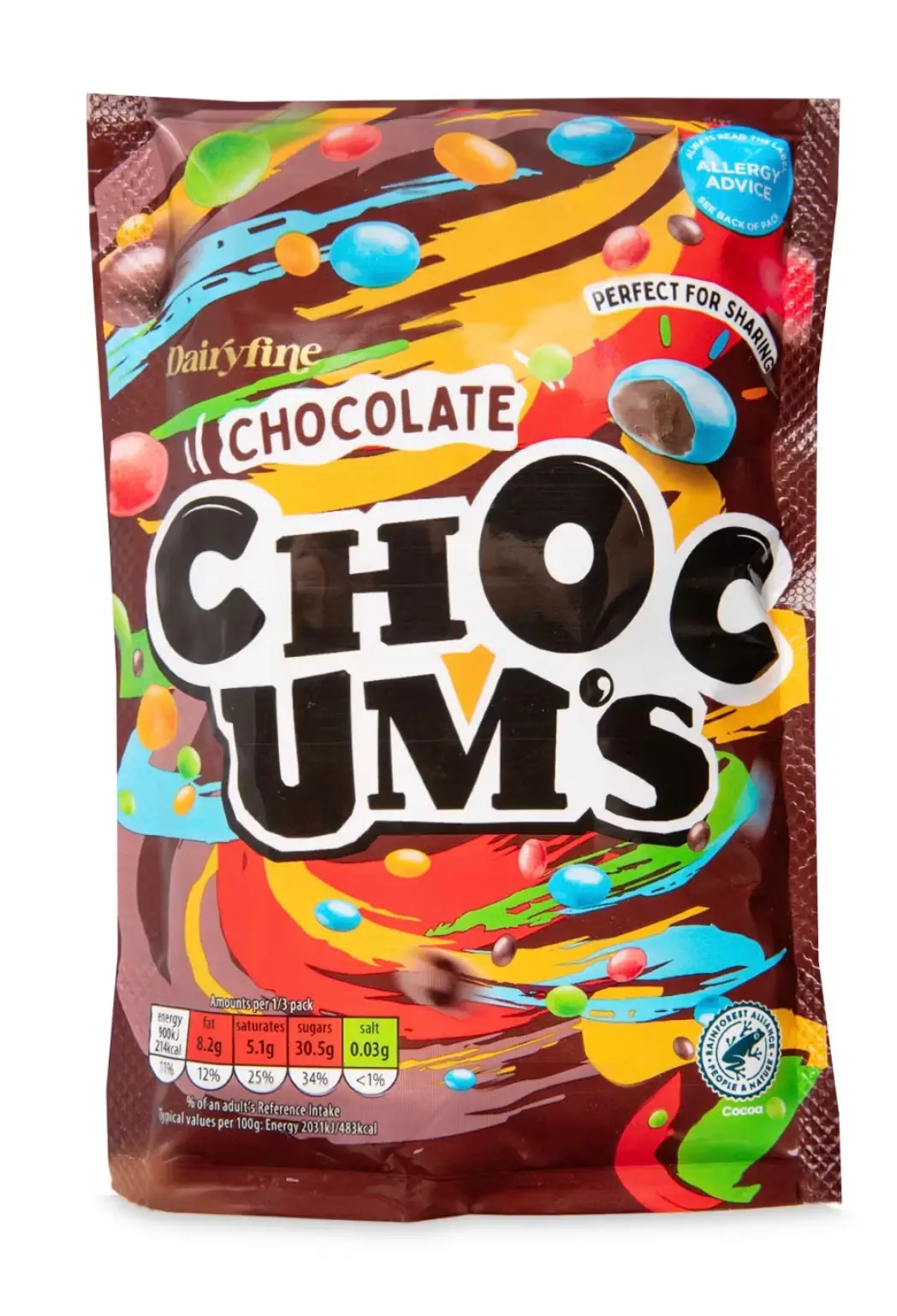 The Choc Um's may contain peanuts (Aldi)