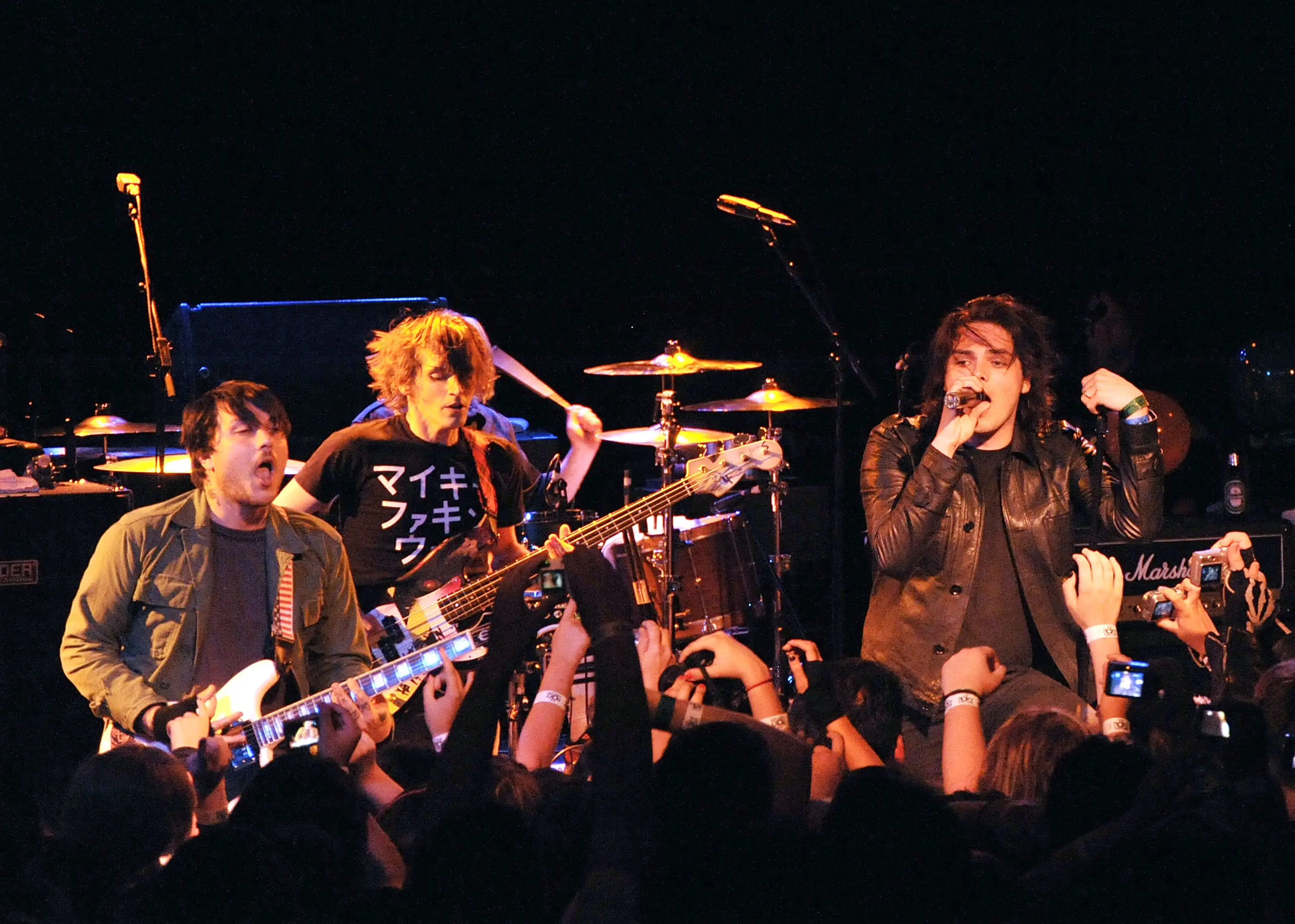 My Chemical Romance at West Hollywood's Roxy Theatre back in 2009 (