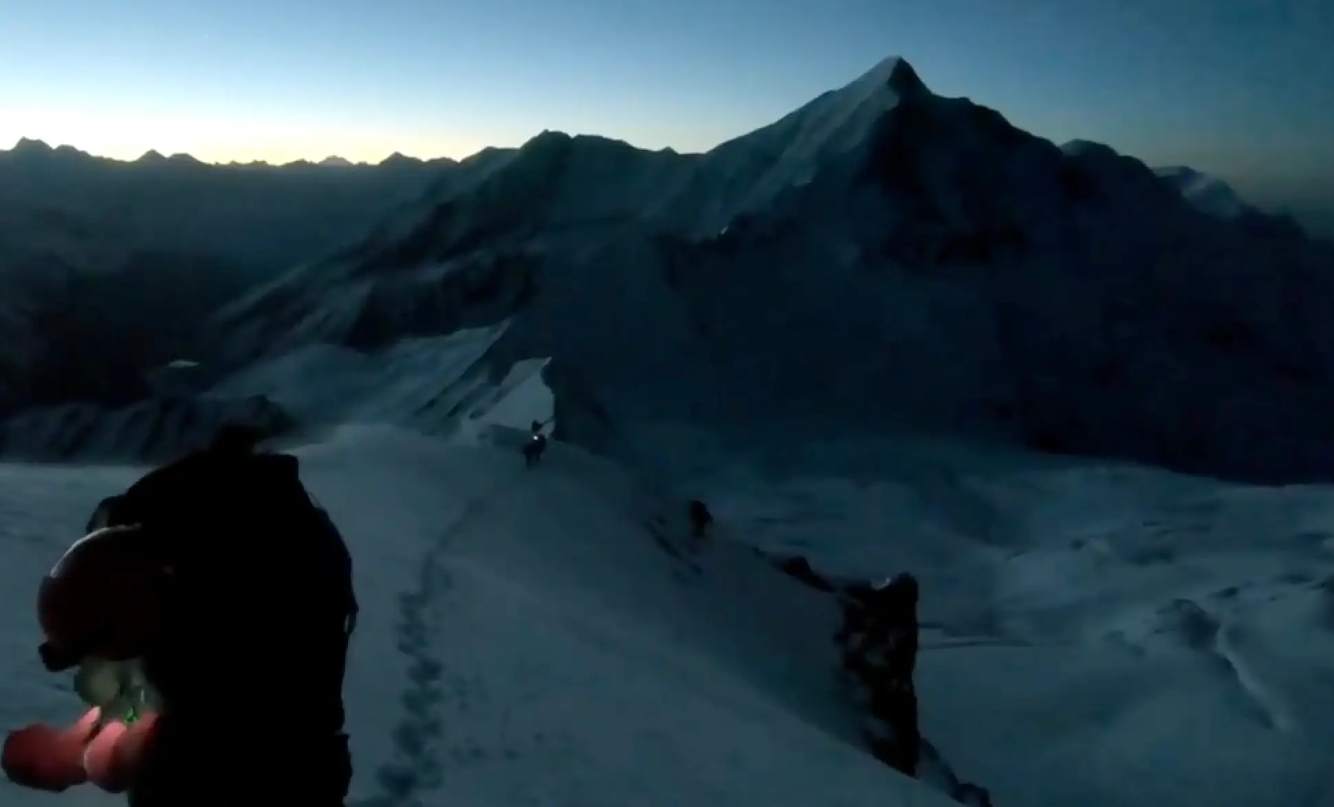 The footage captures the climbers' final visuals (@ITBP/X)