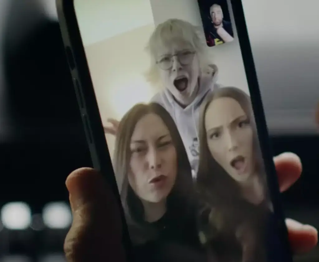 Stevie and their sisters feature in Eminem's latest video. (YouTube/EminemMusic)