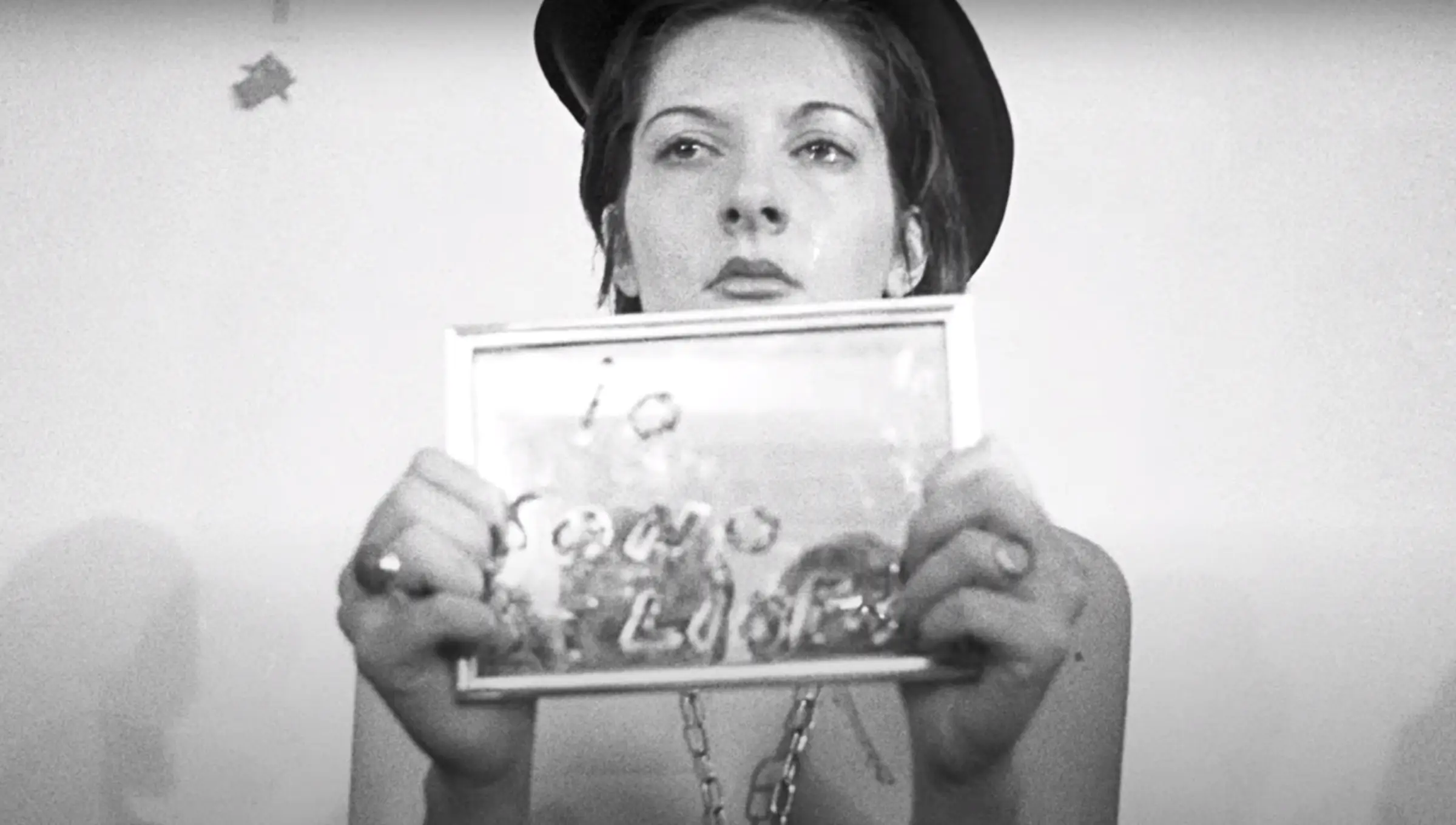 As the performance went on, the public's actions became more extreme, leaving the artist in tears (Marina Abramović Institute/YouTube)