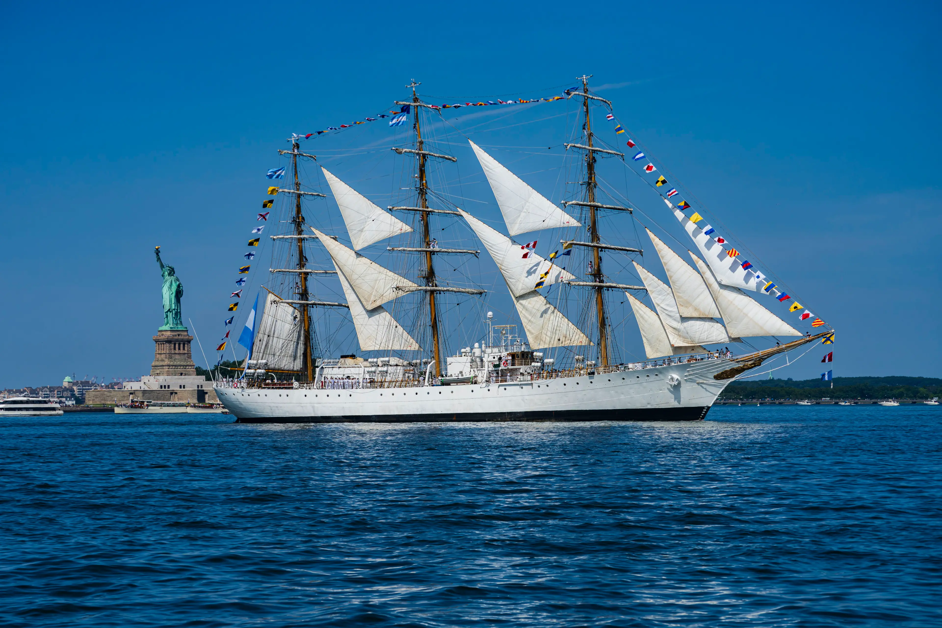 Argentina's ARA Libertad arrived back in Buenos Aires over the weekend (Joe Sohm/Visions of America/Universal Images Group via Getty Images)