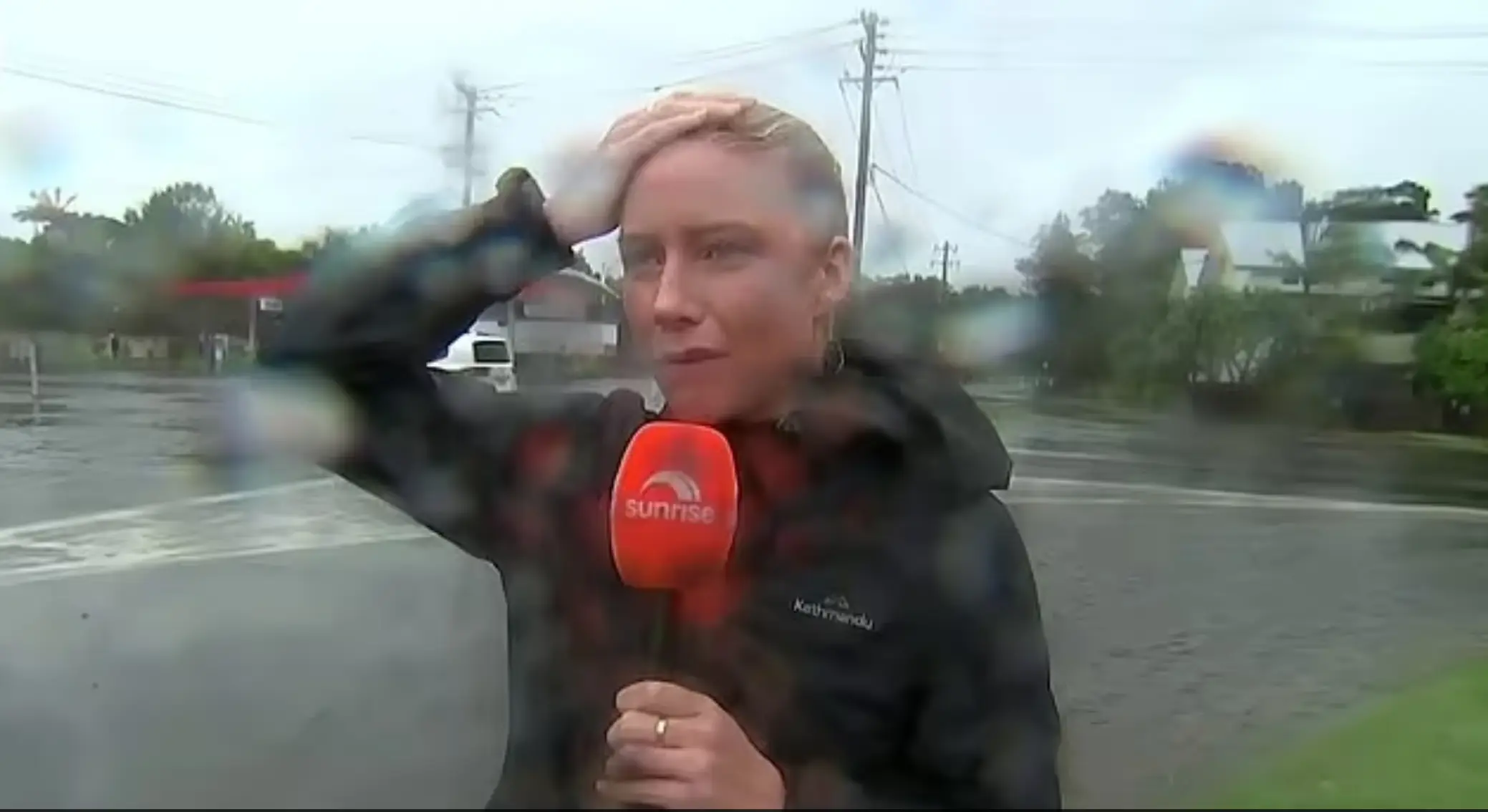 Katie Brown slammed the driver for the 'dangerous' manoeuvre (7 News)