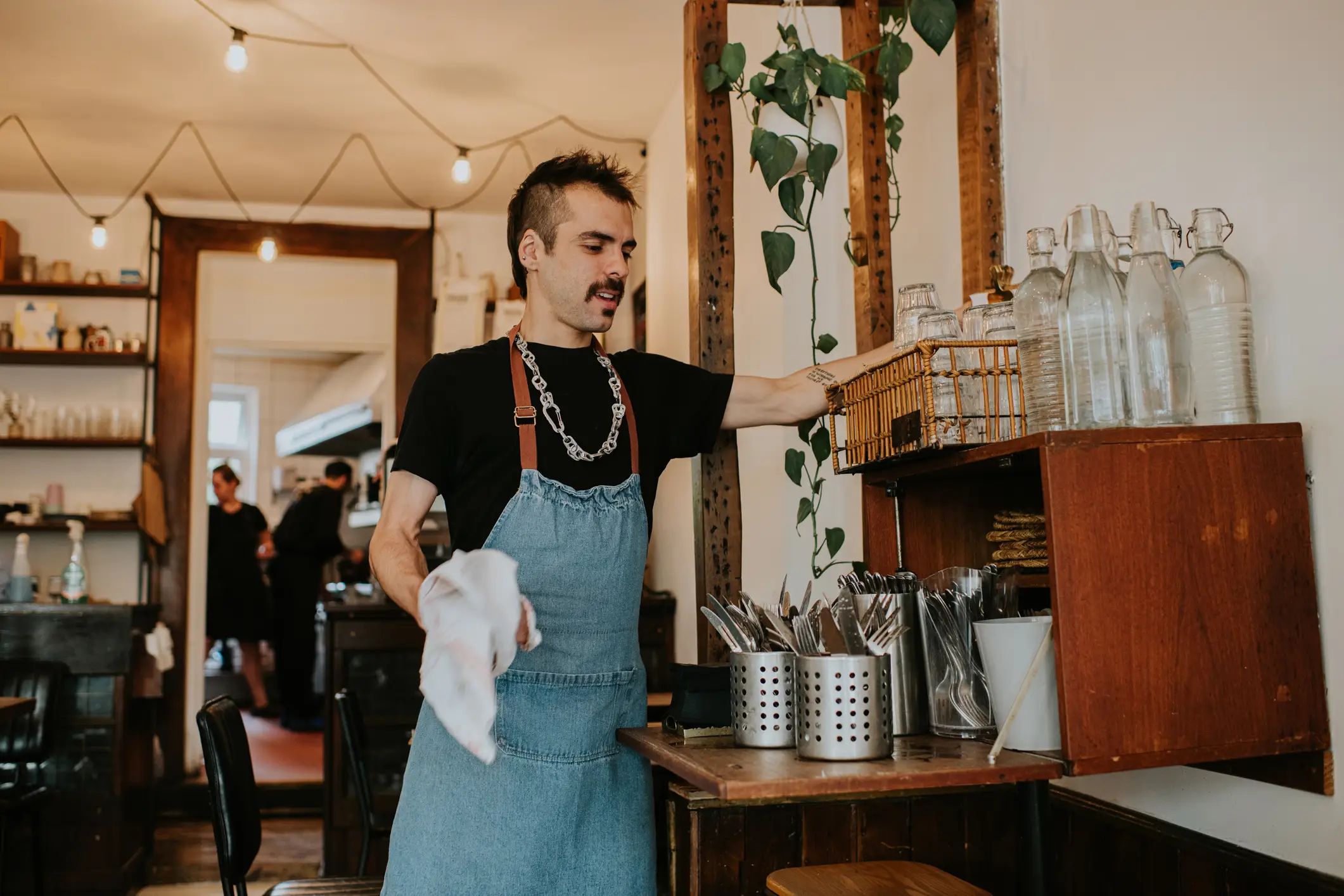 Many of the minimum wage jobs are in the hospitality and retail sectors (Getty Stock Photo)