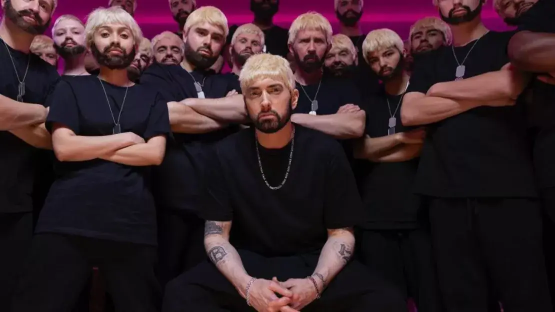 Eminem has unleashed 'Slim Shady' on his new album. (YouTube/Eminem)