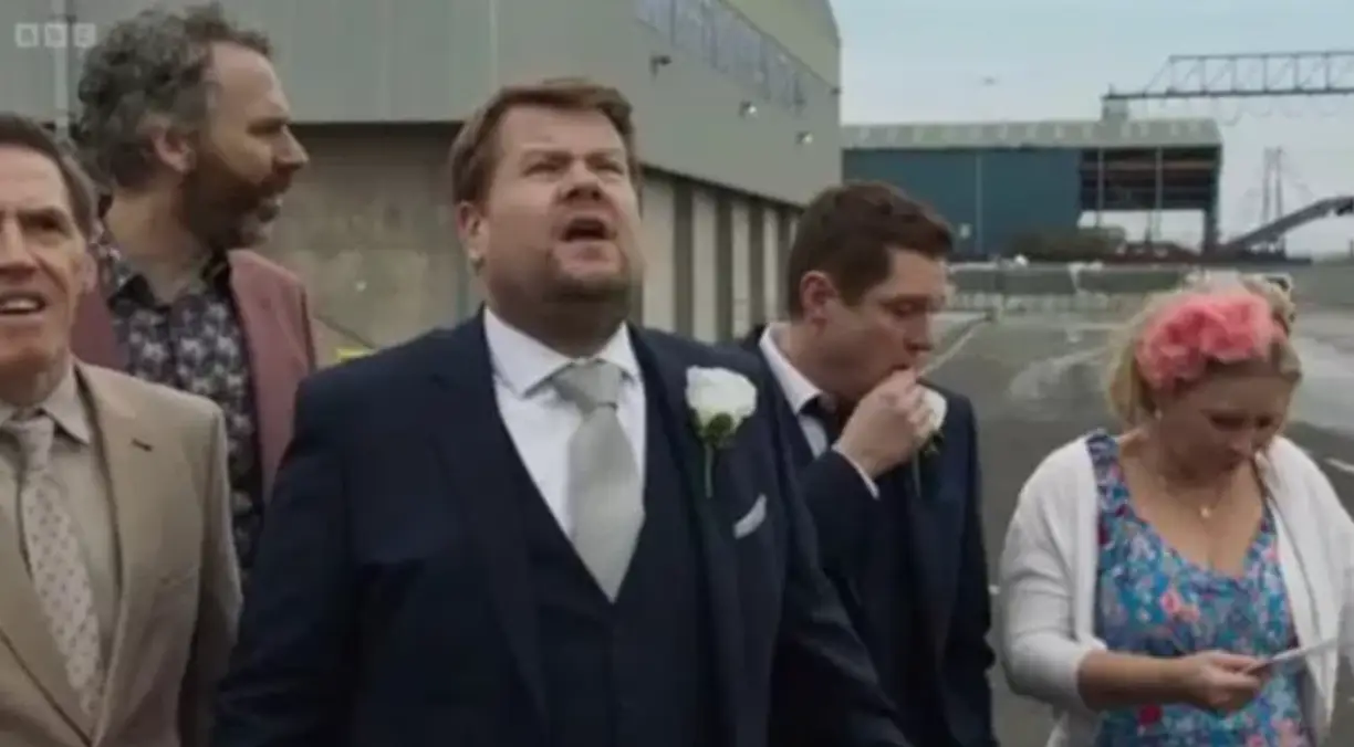 It was glaringly obvious to some that it was Newport Docks, not Southampton (BBC)