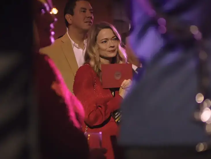 Employees were handed a red envelope containing £38,000.