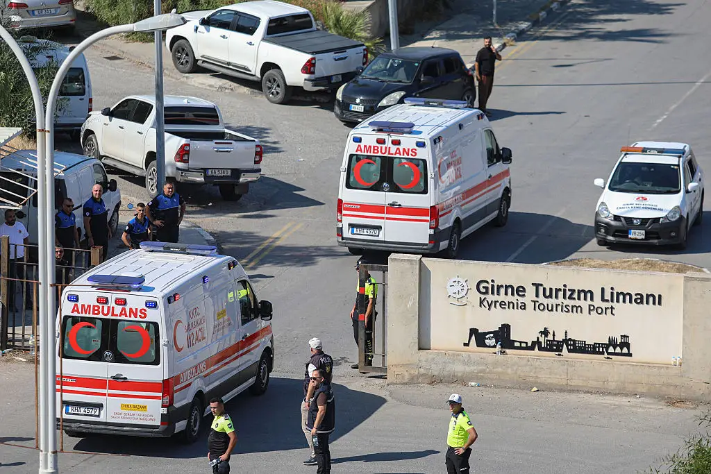 Many passengers are being treated in hospital (Birol BEBEK / AFP via Getty Images)