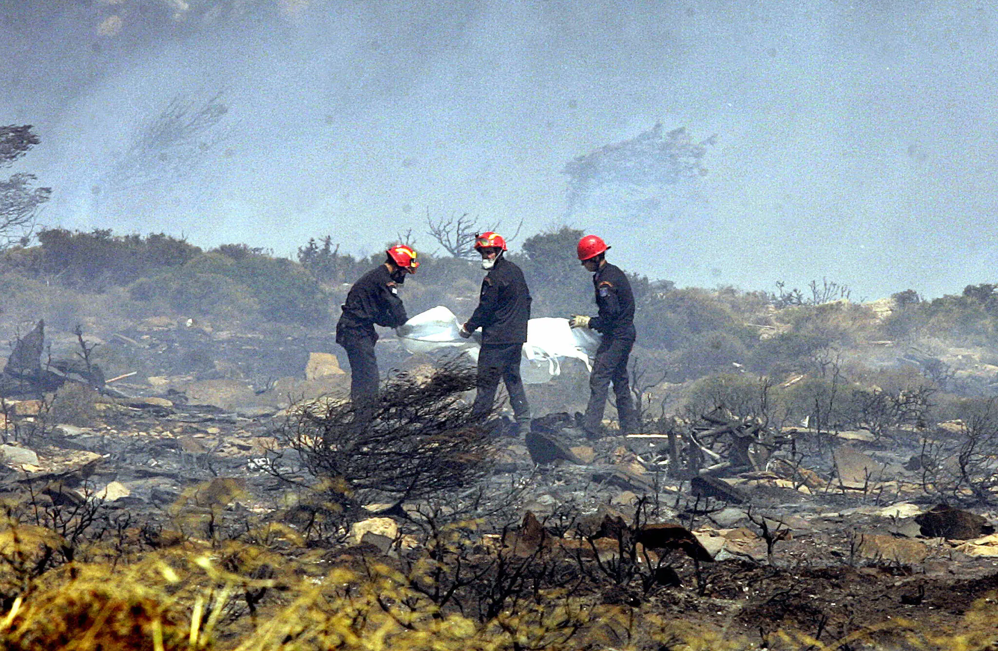 There were no survivors (LOUISA GOULIAMAKI/AFP via Getty Images)