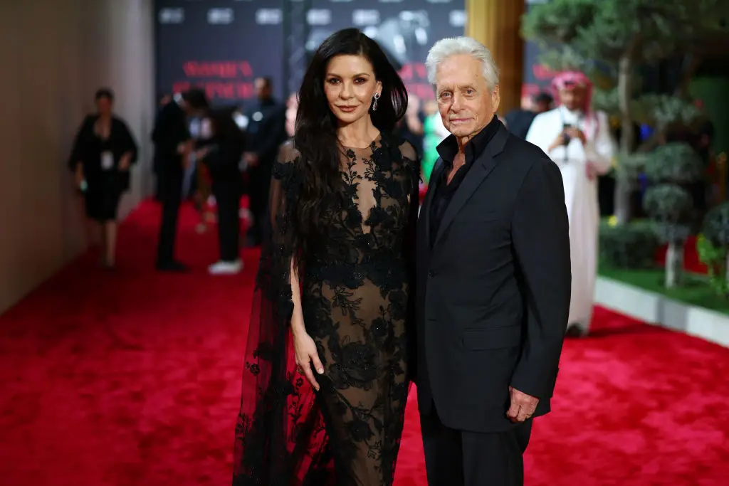 Michael Douglas and his wife Catherine Zeta-Jones ( Tim P. Whitby/Getty Images for The Red Sea International Film Festival)