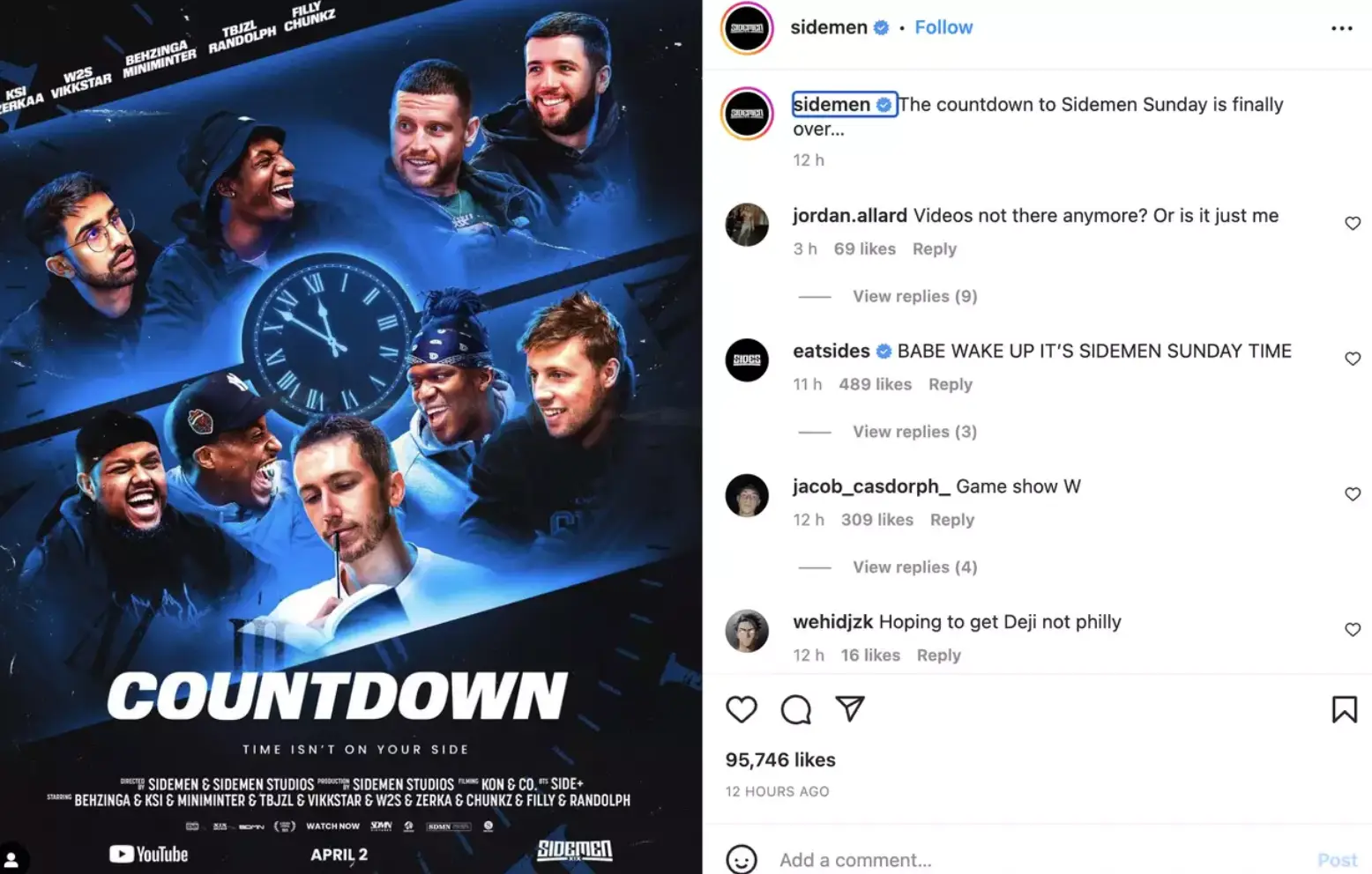 The video was taken down.