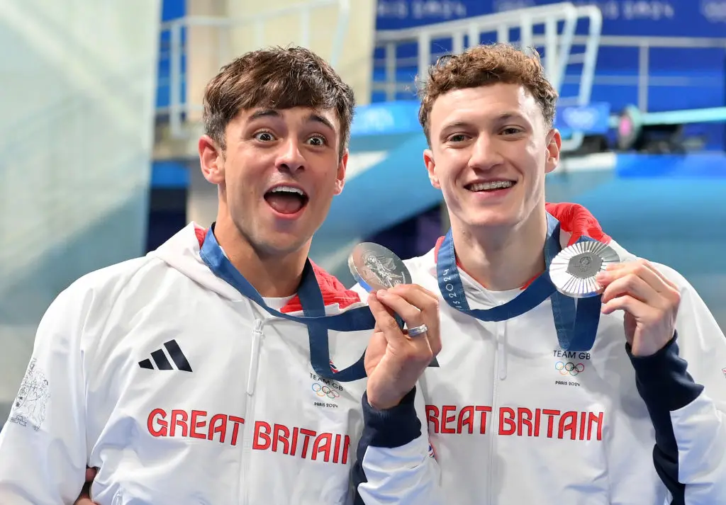 The pair won silver on Monday, in the 10-metre synchronised event (Patrick Khachfe/Getty Images)
