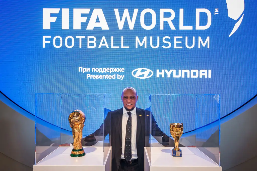 The two different World Cup trophies ( Joosep Martinson - FIFA/FIFA via Getty Images)