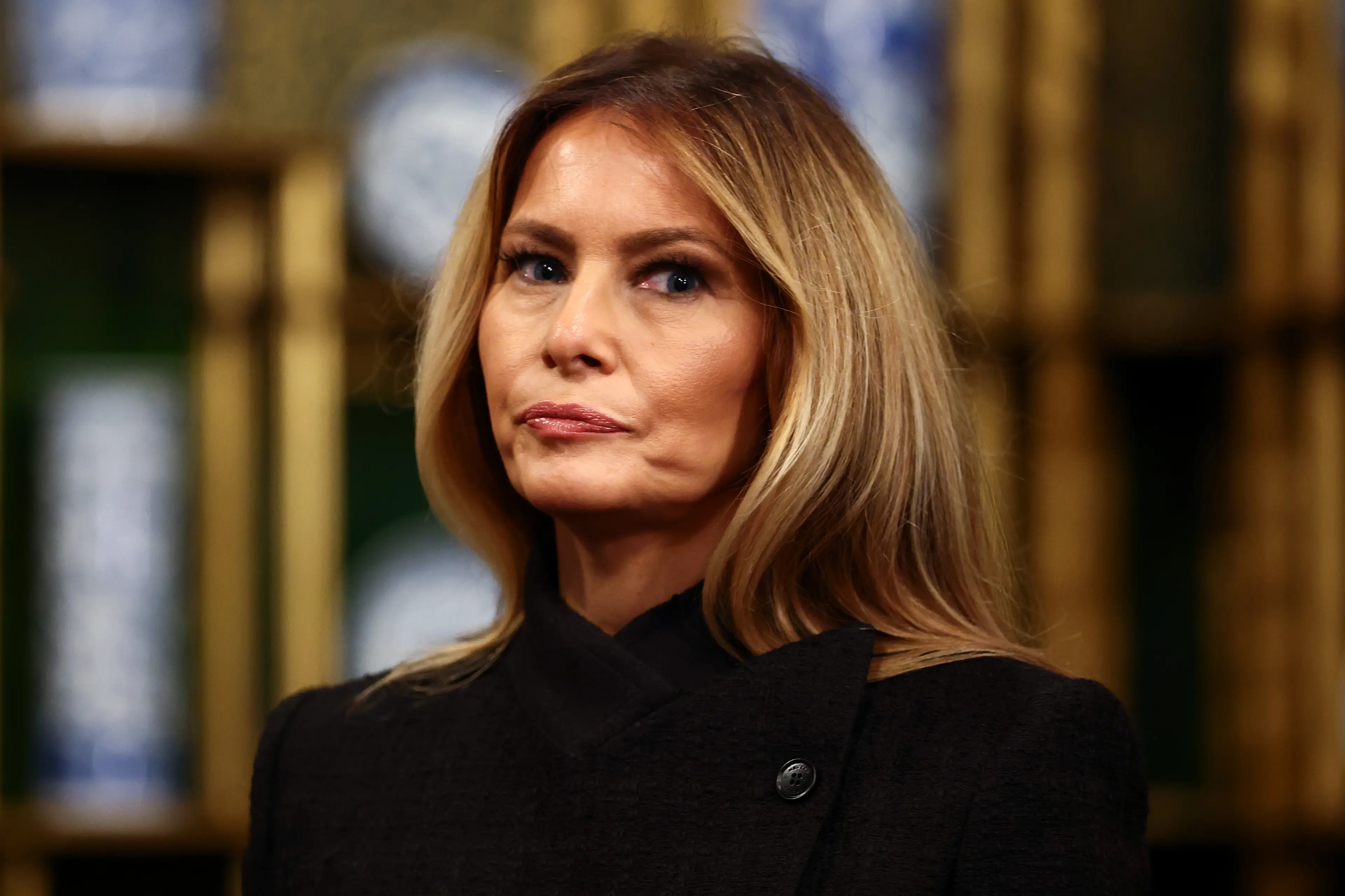 Donald Trump's wife Melania might not be best pleased with the president's fawning (Finn Gomez/Getty Images)