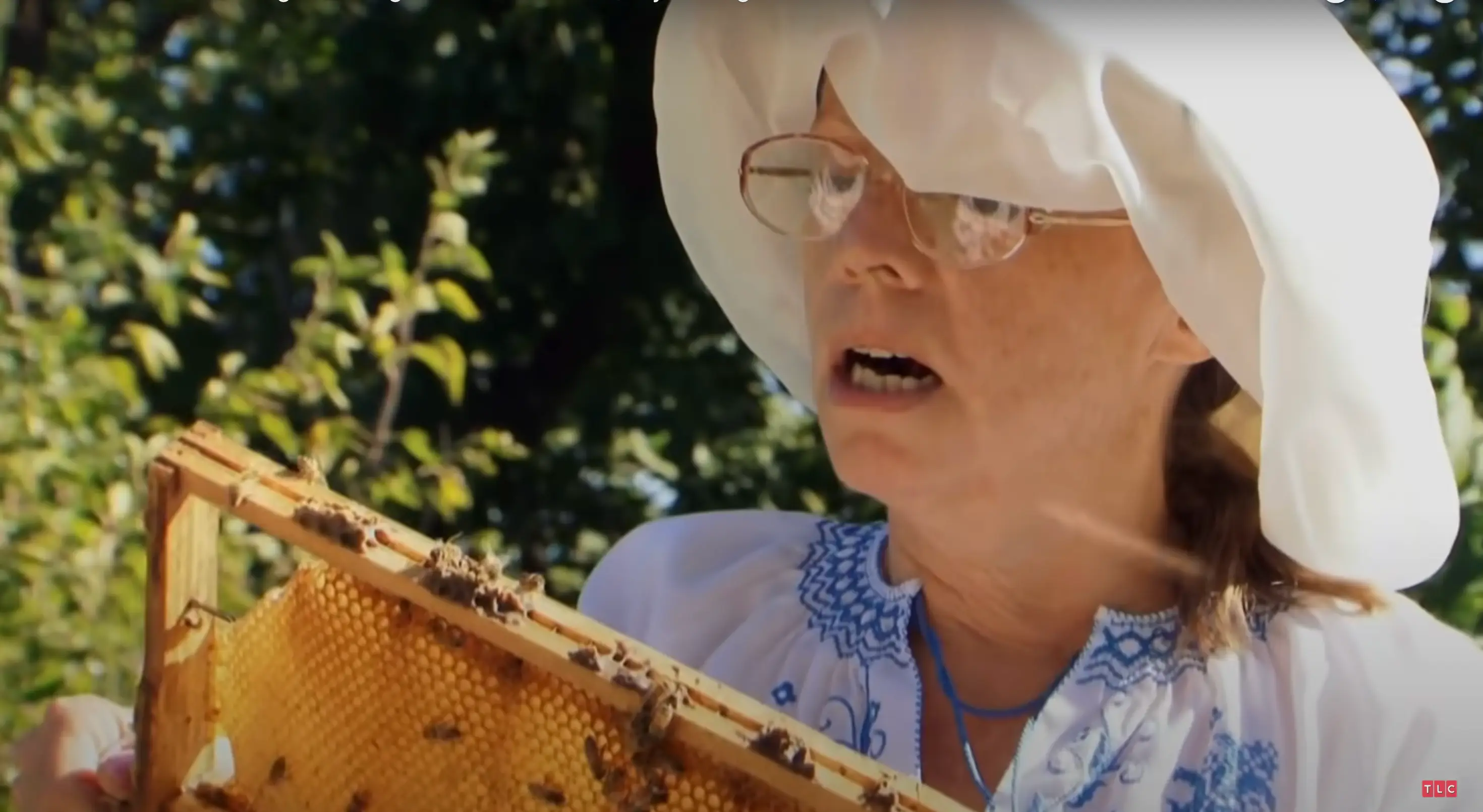 She even has hives in her garden to ensure she's got a constant supply of bees. (TLC)