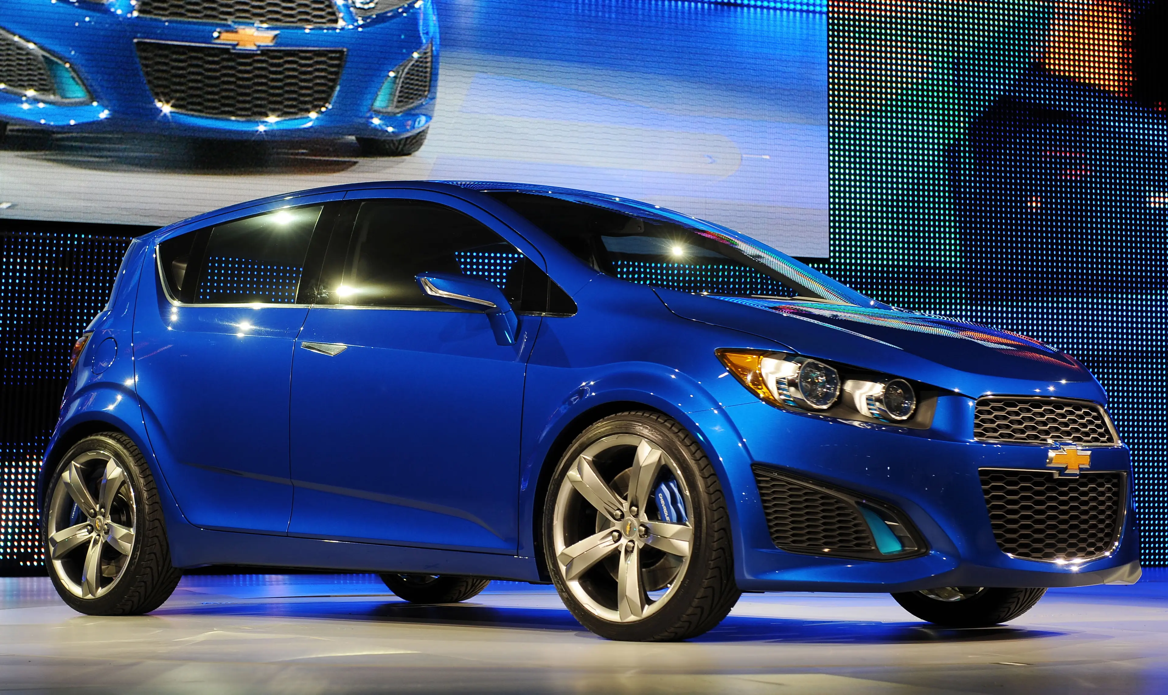 Ah, the Chevvy Aveo. I have nothing to say about the Chevvy Aveo (STAN HONDA/AFP via Getty Images)