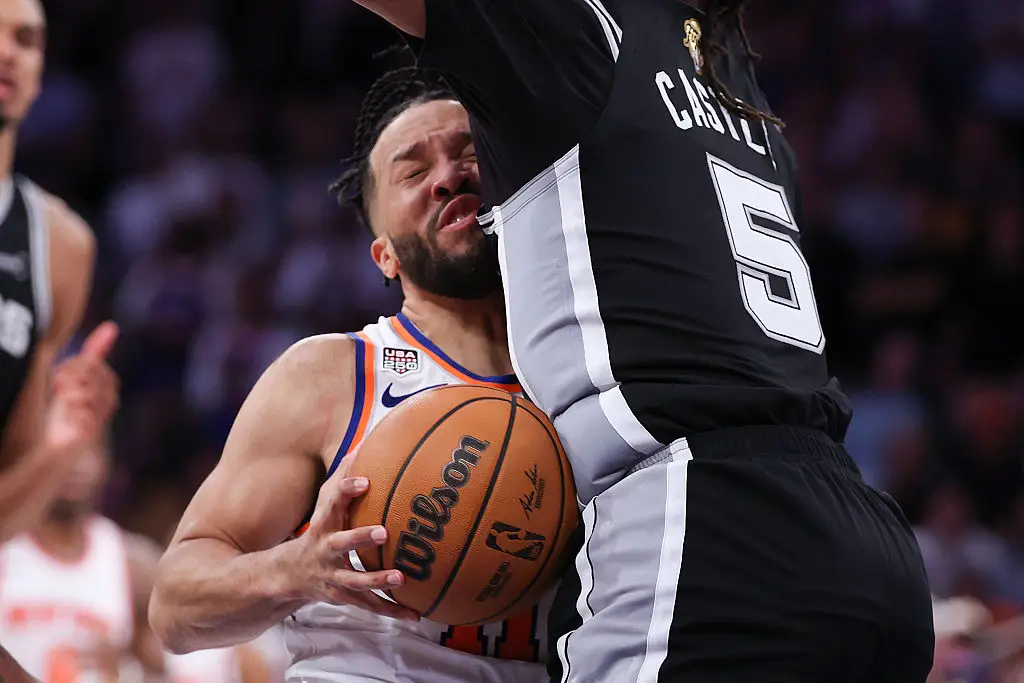So why are the Knicks and Spurs playing each other several more times? (Al Bello/Getty Images)