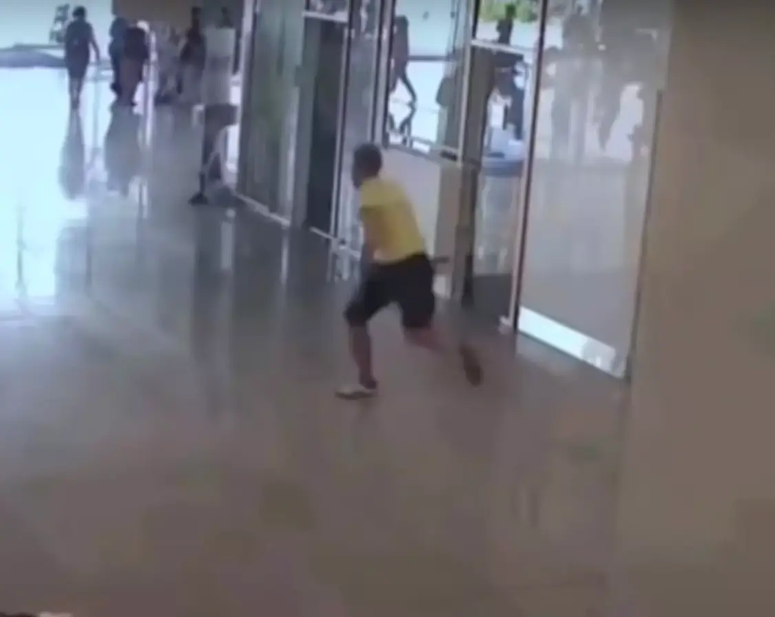 Lars was last seen on CCTV running out of Varna airport (YouTube)