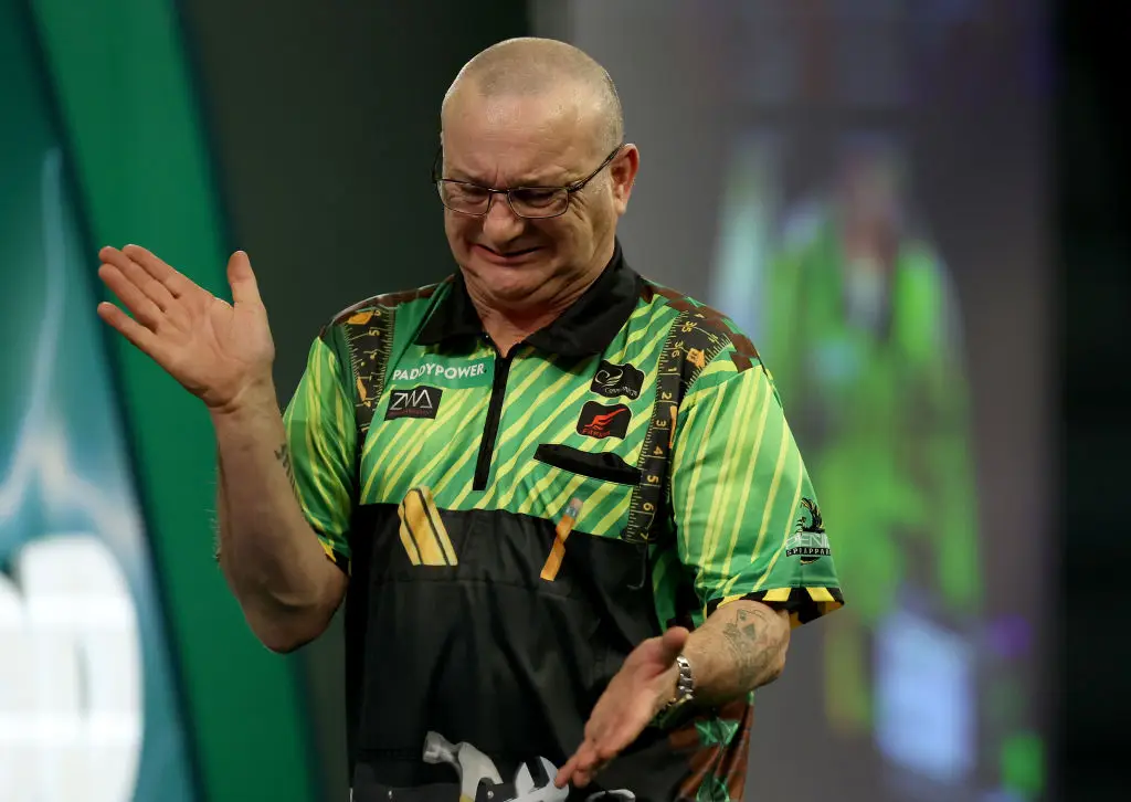 Darren Webster was furious following the darts match-up.