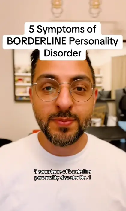Dr Jaleel Mohammed has shared five symptoms of borderline personality disorder (@drjaleelmohammed)