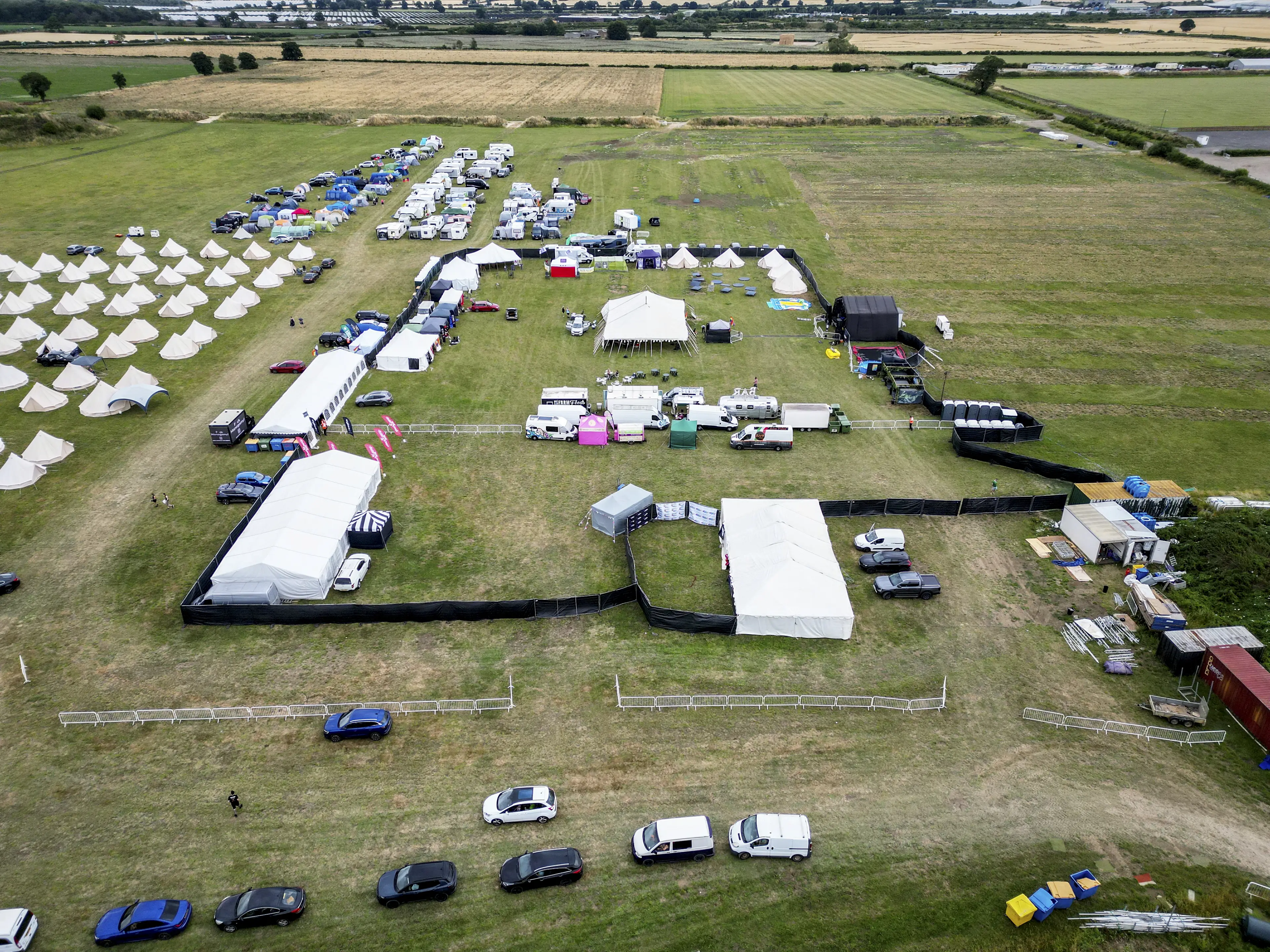 The festival officially began on Thursday (SWNS)