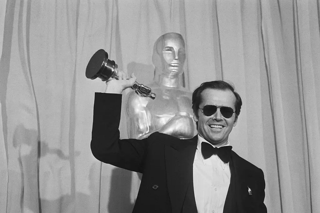 Nicholson won his Best Actor award in 1976 (Kevork Djansezian/Getty Images)