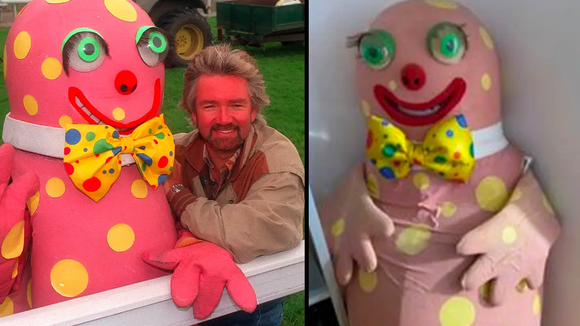Someone found an original 1990s Mr Blobby costume selling on eBay for an absolute fortune