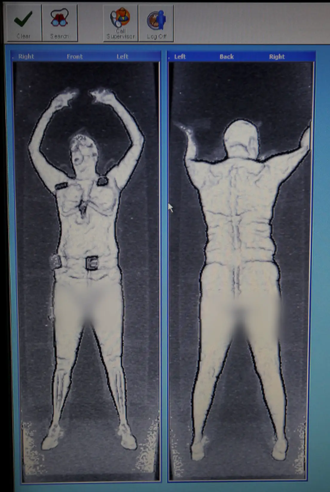 The old scanners.... (David L Ryan/The Boston Globe via Getty Images)