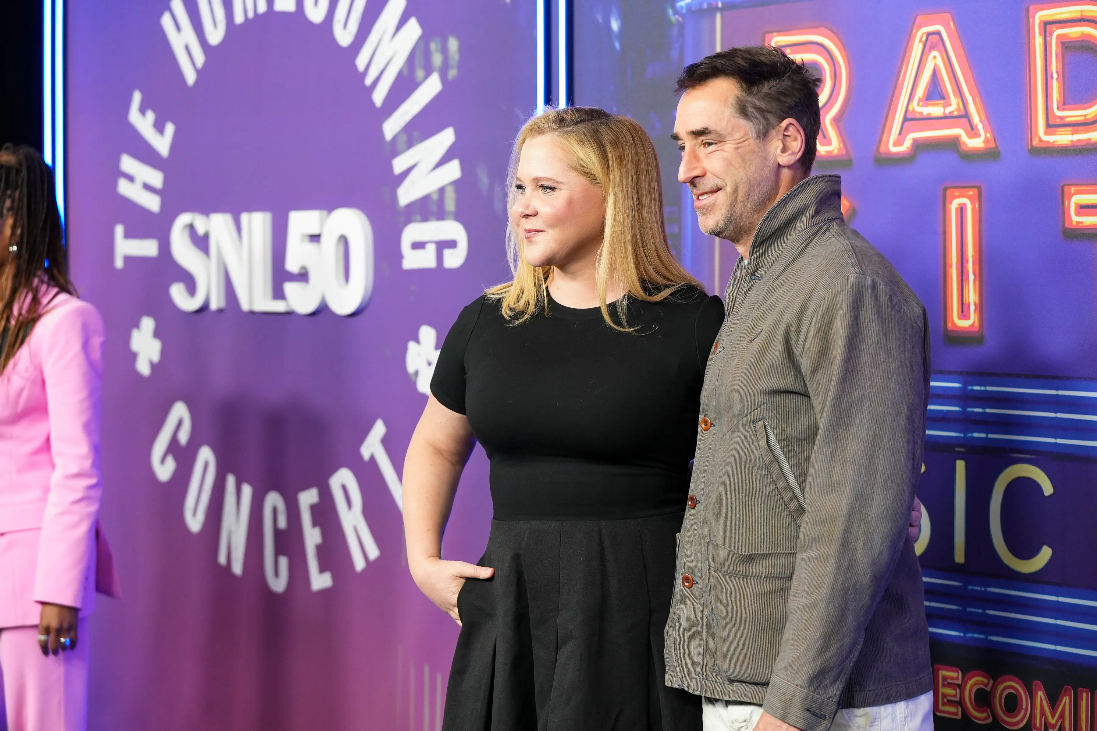 Schumer and her husband Chris Fischer, pictured the day after their seventh wedding anniversary (Sean Zanni/Patrick McMullan via Getty Images)