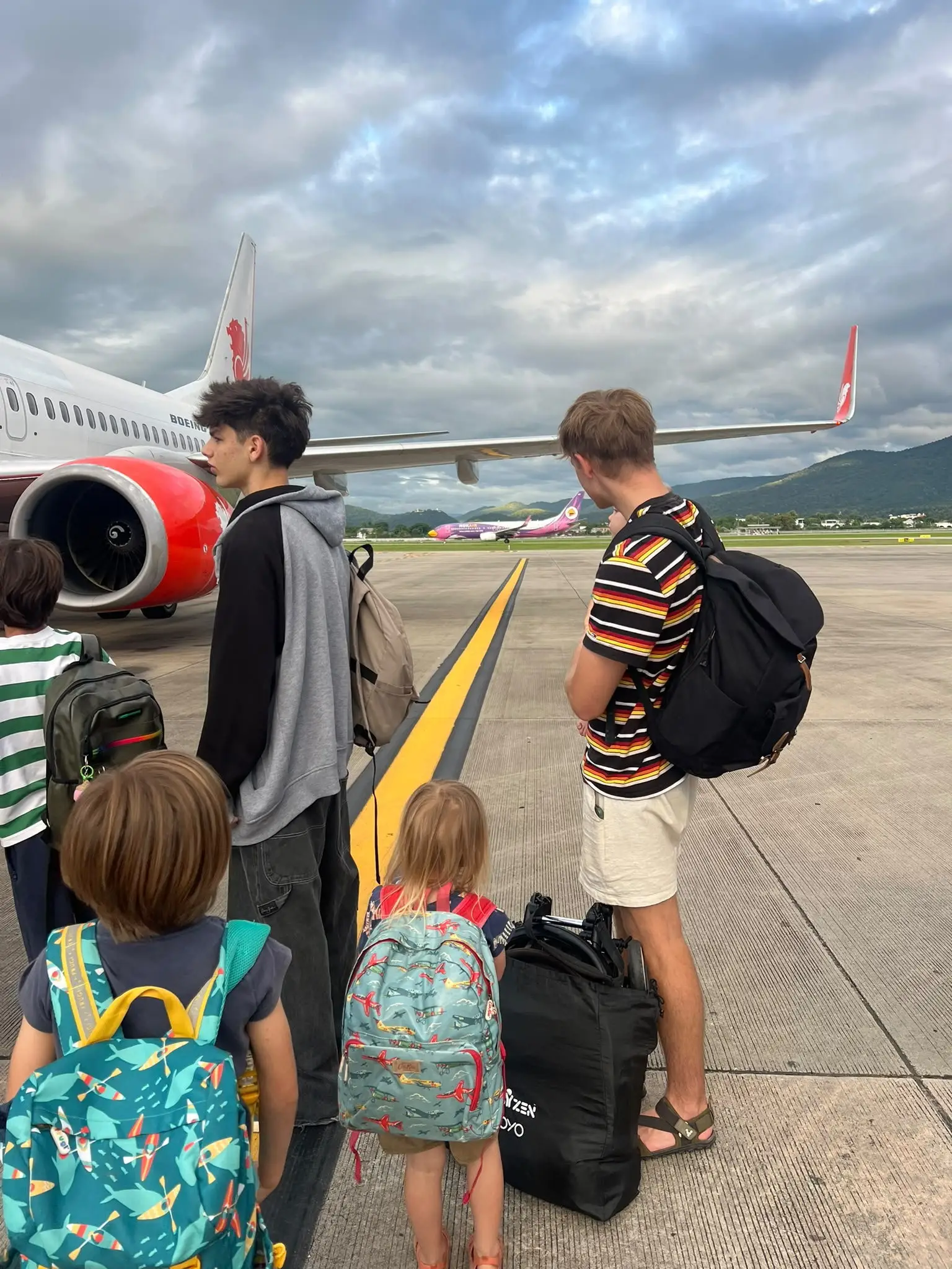 Ben is the sole earner in the house and makes £15,400 a year, the move has meant they're saving around £15,000 a year in costs (Saskia Dalyanci / SWNS)