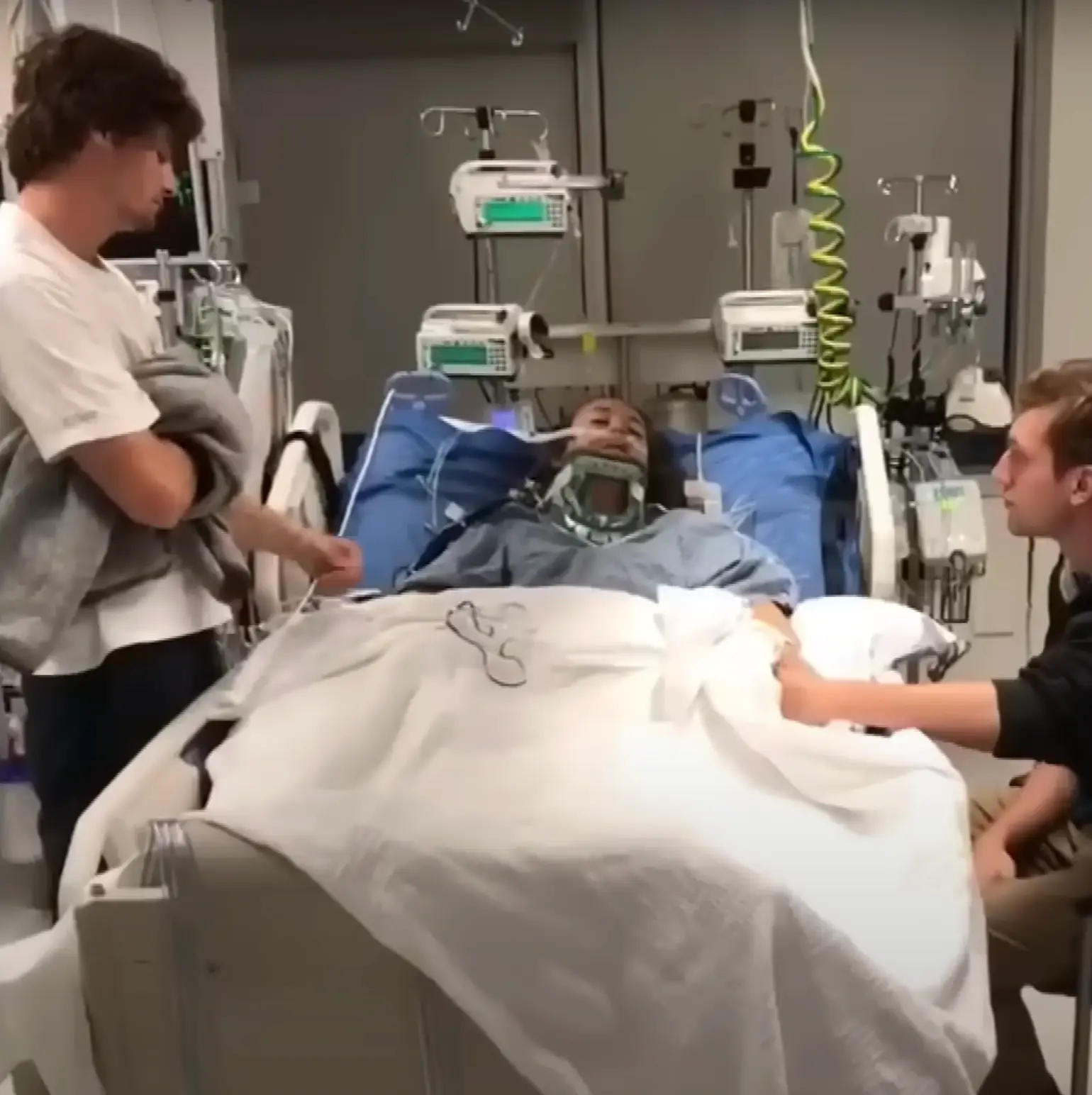 She was left paralysed from the chest down (YouTube/Inside Edition)