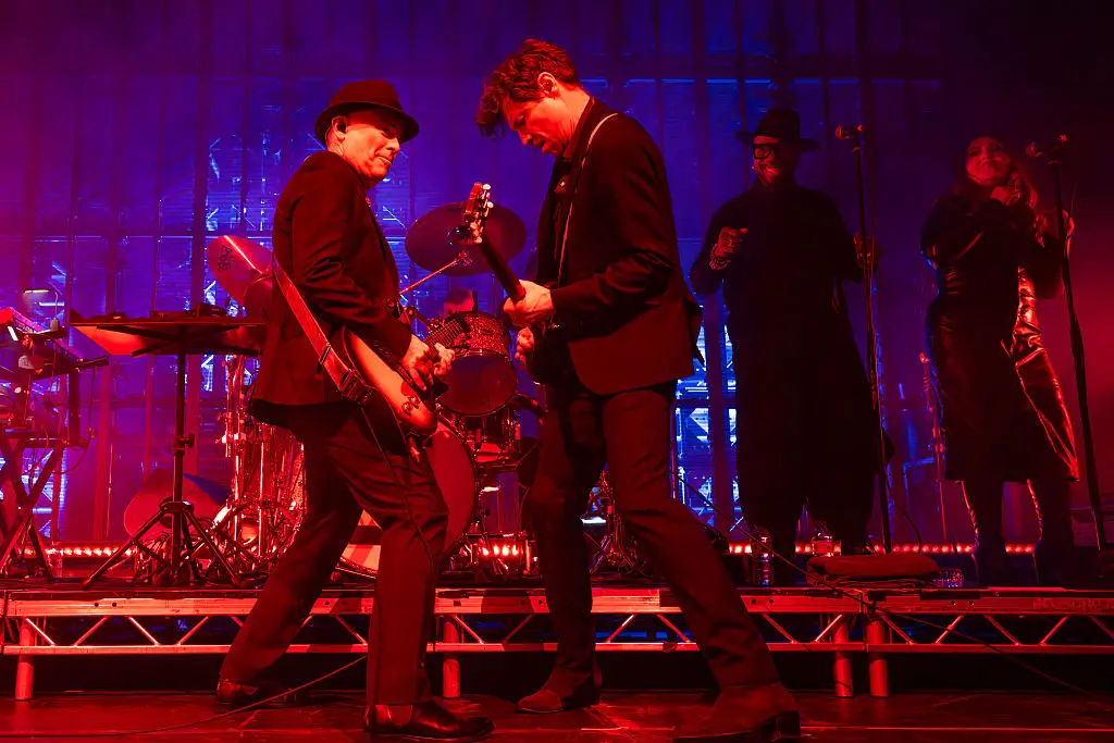 The gig is part of the band's 25th anniversary show for their album XTRMNTR (Lorne Thomson/Redferns)